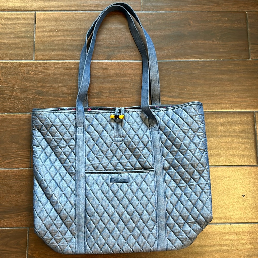 NWOT Vera Bradley Large Denim Tote